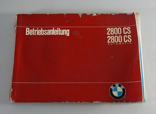 Betriebsanleitung bmw 2800 - betriebsanleitung,